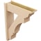 Ekena Millwork 8-in W x 26-in D x 34-in H Balboa Trad Rough Cedar Woodgrain TimberThane Outlooker, Primed Tan OUTUR080X26X34BOA04RCPR - alternate 6
